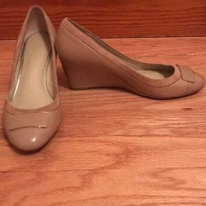 Coach Nude Wedges size 6.5